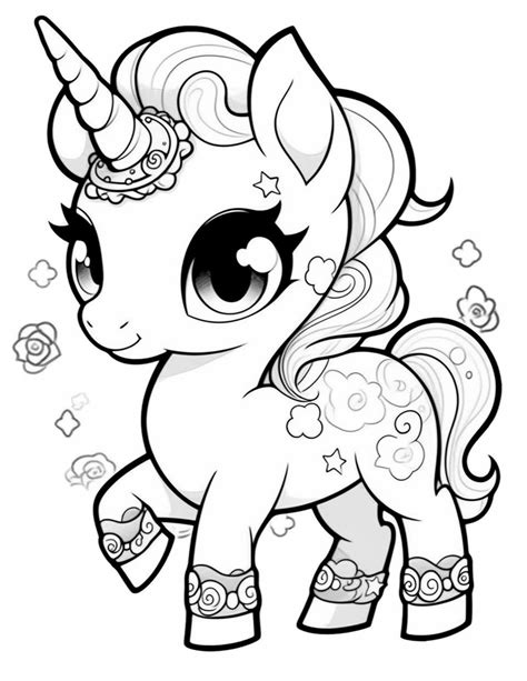 Unicorn Coloring Pages Educational