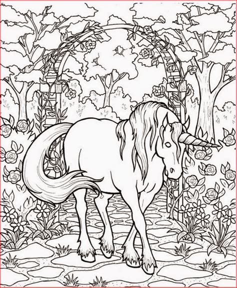 Unicorn Coloring Pages Fantasy