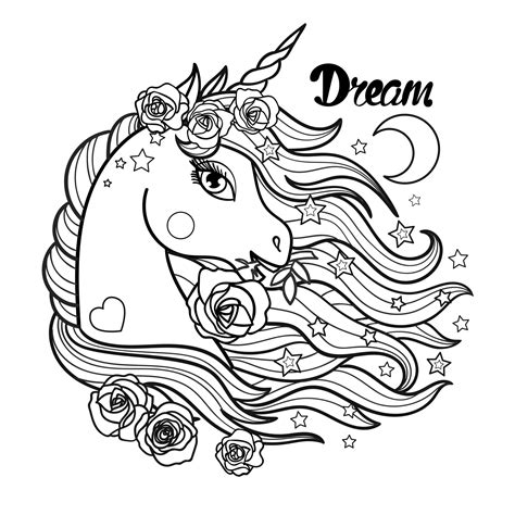 Unicorn coloring pictures