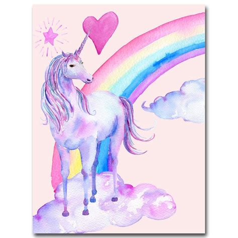 Unicorn printable art designs for home decor