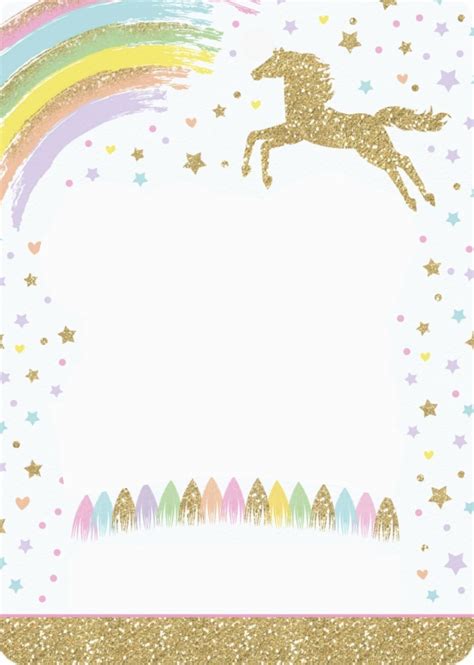 Unicorn printable art designs for parties