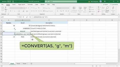 Unit conversion in sports