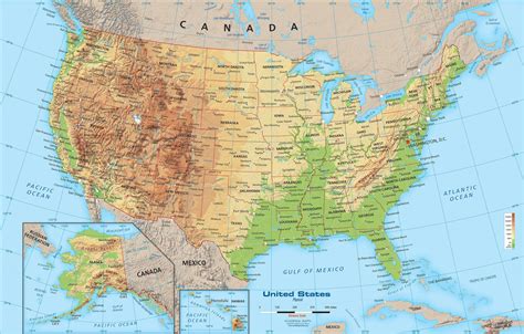 Geography and cartography of the United States