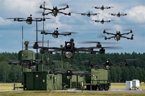 Unmanned Aerial Vehicle Swarm Technology