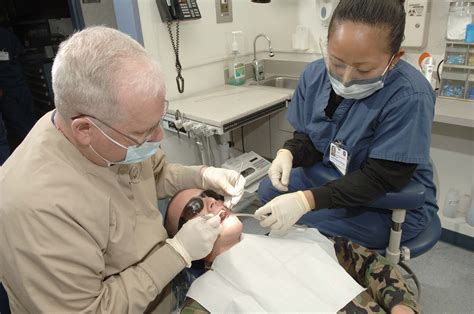 US Air Force Dentist in Training