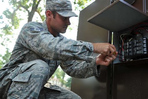 US Air Force Electrical Engineers in a meeting