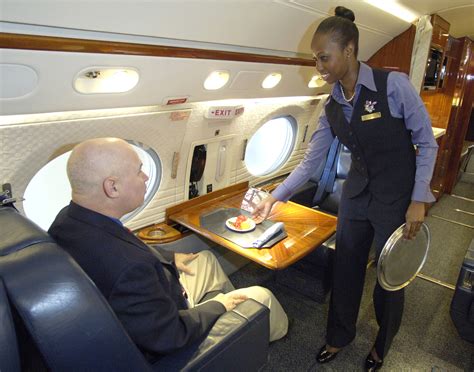 US Air Force Flight Attendant in Action