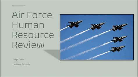 Best Practices in US Air Force Human Resources Management