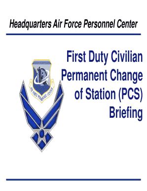 US Air Force Permanent Change of Station