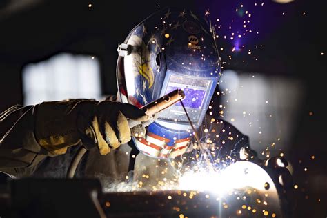 US Air Force Welder at Work