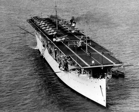 USS Langley CV-1 crew on deck