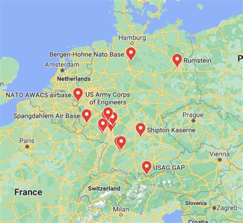 US Army Bases in Germany