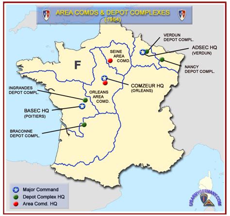 US Army Bases in France