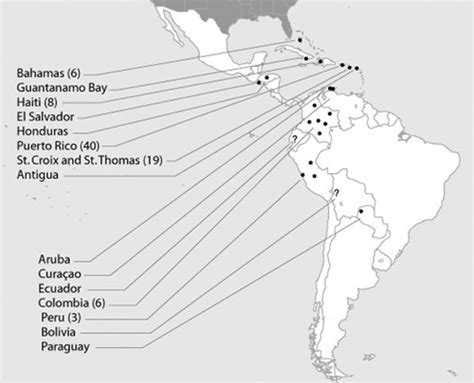 US Army Bases in Latin America and Caribbean