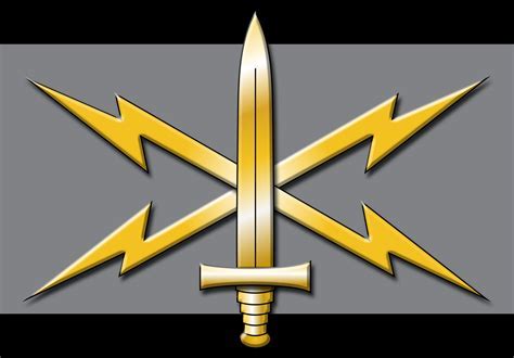 US Army Cyber Corps Branch Colors