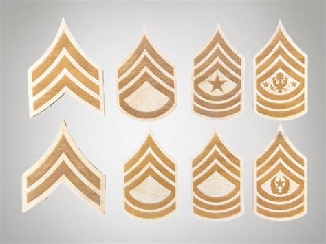 US Army Non-Commissioned Officer Ranks