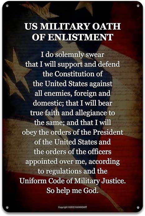 US Army Oath of Allegiance