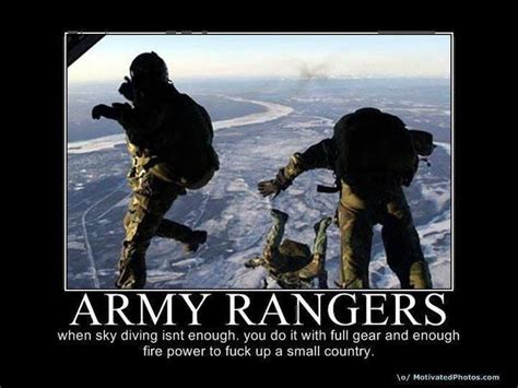 US Army Rangers having fun