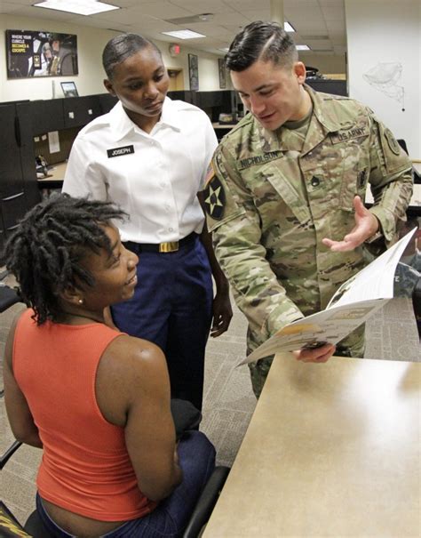 U.S. Army Recruiter in Action