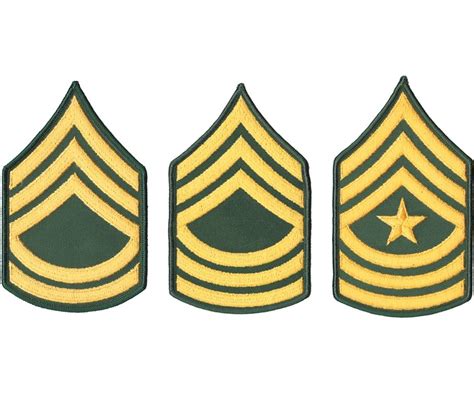 US Army Senior NCO Ranks 3