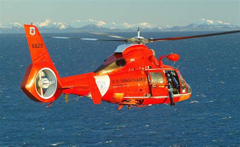 US Coast Guard Pilot Helicopter