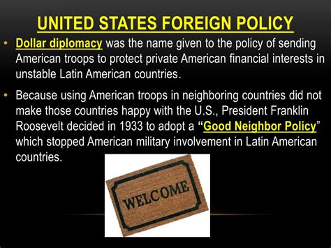 US foreign policy is shaped by a complex array of domestic and international factors