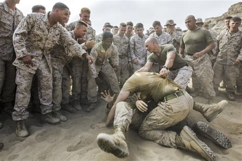 US Marine Camaraderie