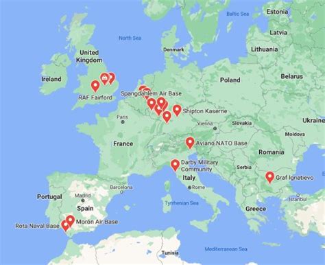 US Marine Corps Bases in Europe