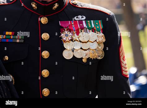 US Marine Major Receiving Award