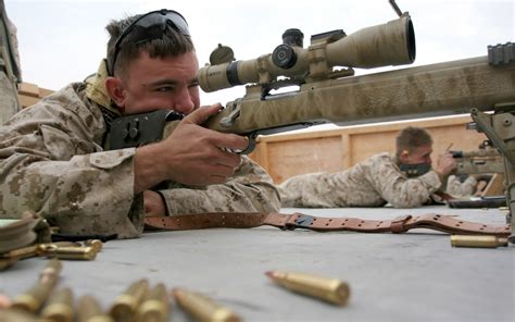 US Marines Sniper Rifle Equipment