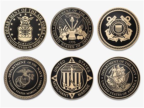 Seals of the US Military Branches