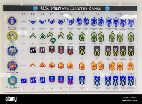 US Military Enlisted Ranks