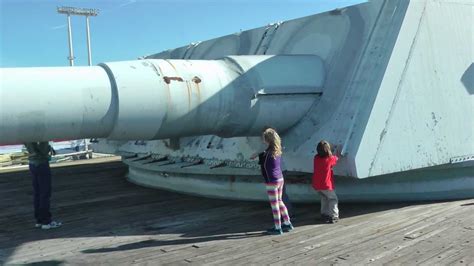 US Navy 16-inch gun loading