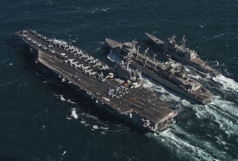 US Navy's 5th Fleet Aircraft Carrier