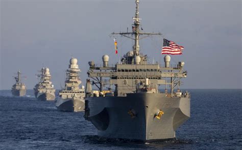 US Navy 6th Fleet frigate