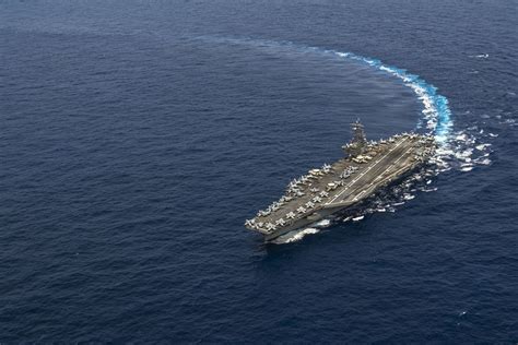 US Navy 7th Fleet aircraft carrier