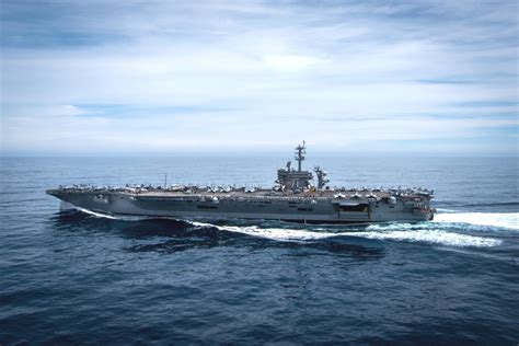 US Navy aircraft carrier