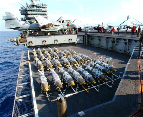 US Navy aircraft on deck