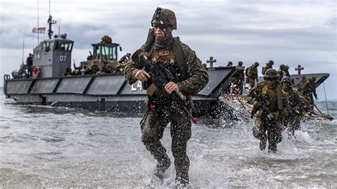 US Navy personnel providing security at a base in Australia