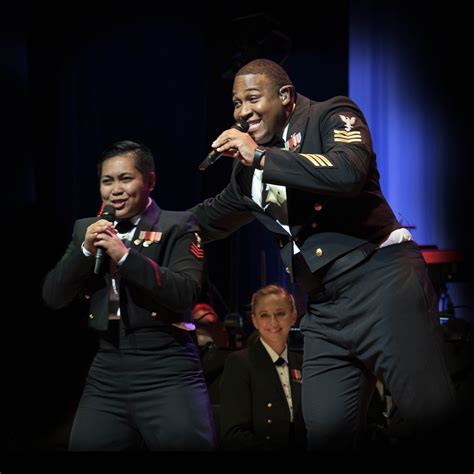 US Navy Band Performing