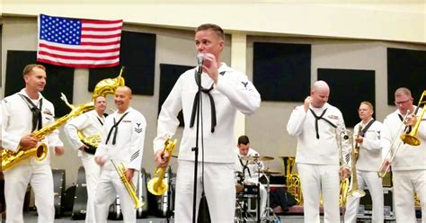 US Navy Band Performing