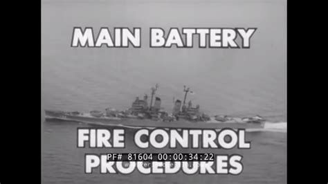 US Navy battleship gun fire control