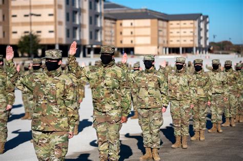 US Space Force Basic Training Recruits