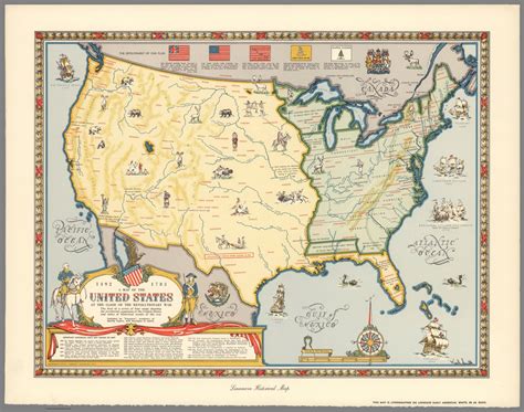 USA historical map