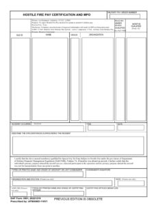 USAF Hostile Fire Pay Calculator