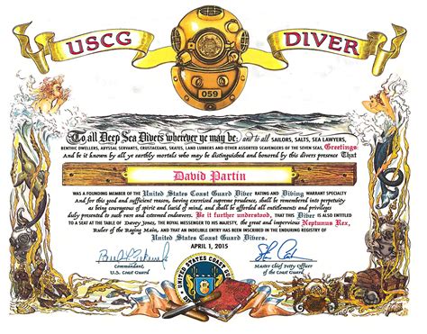 USCG Scuba Certification