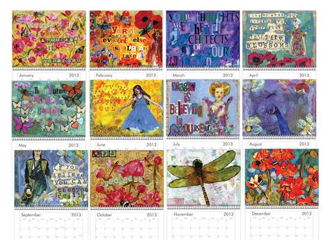 Tips for using an art calendar to boost productivity and creativity