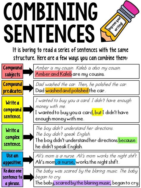 Using B and F Combinations in Sentences