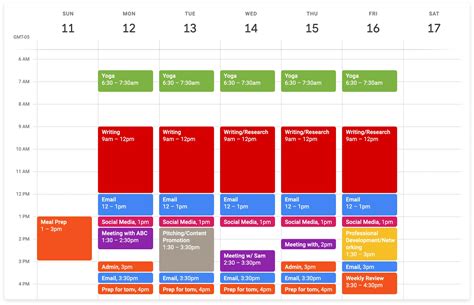 Using Blocked Time for Personal Activities