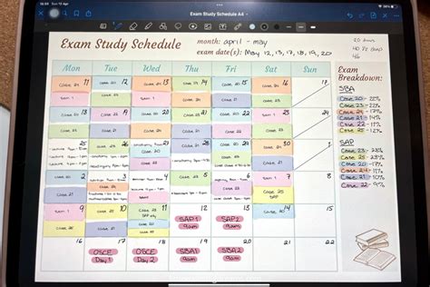 Using Calendars for Study Plans